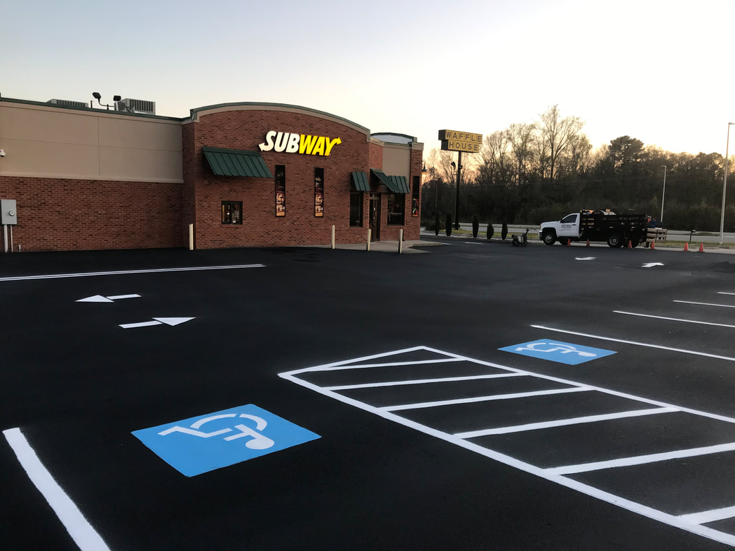 Contractors paving 's image