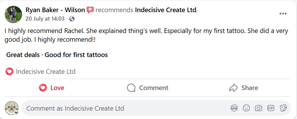 Tattoo Studio Auckland | Creative Ink by Indecisive Create's image