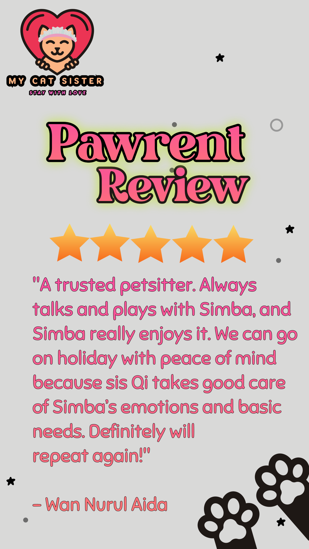 Cat Sitter Shah Alam | Cat Sitter Near Me 's image