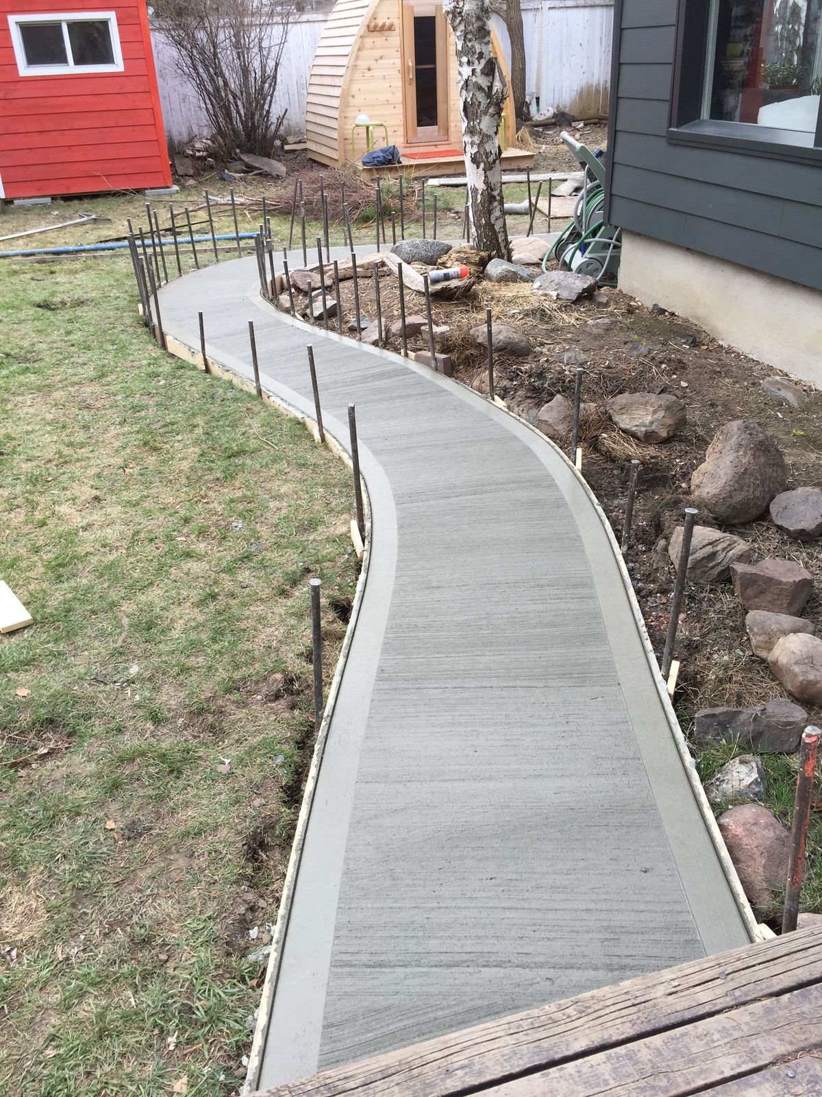 broom finish sidewalk