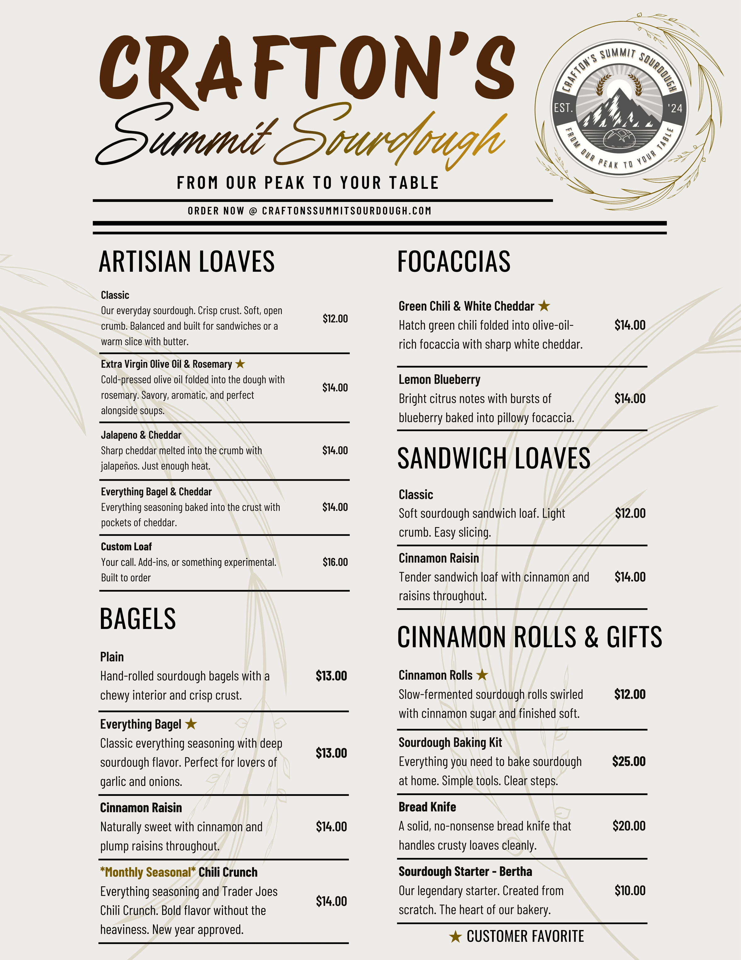 Crafton's Summit Sourdough's image