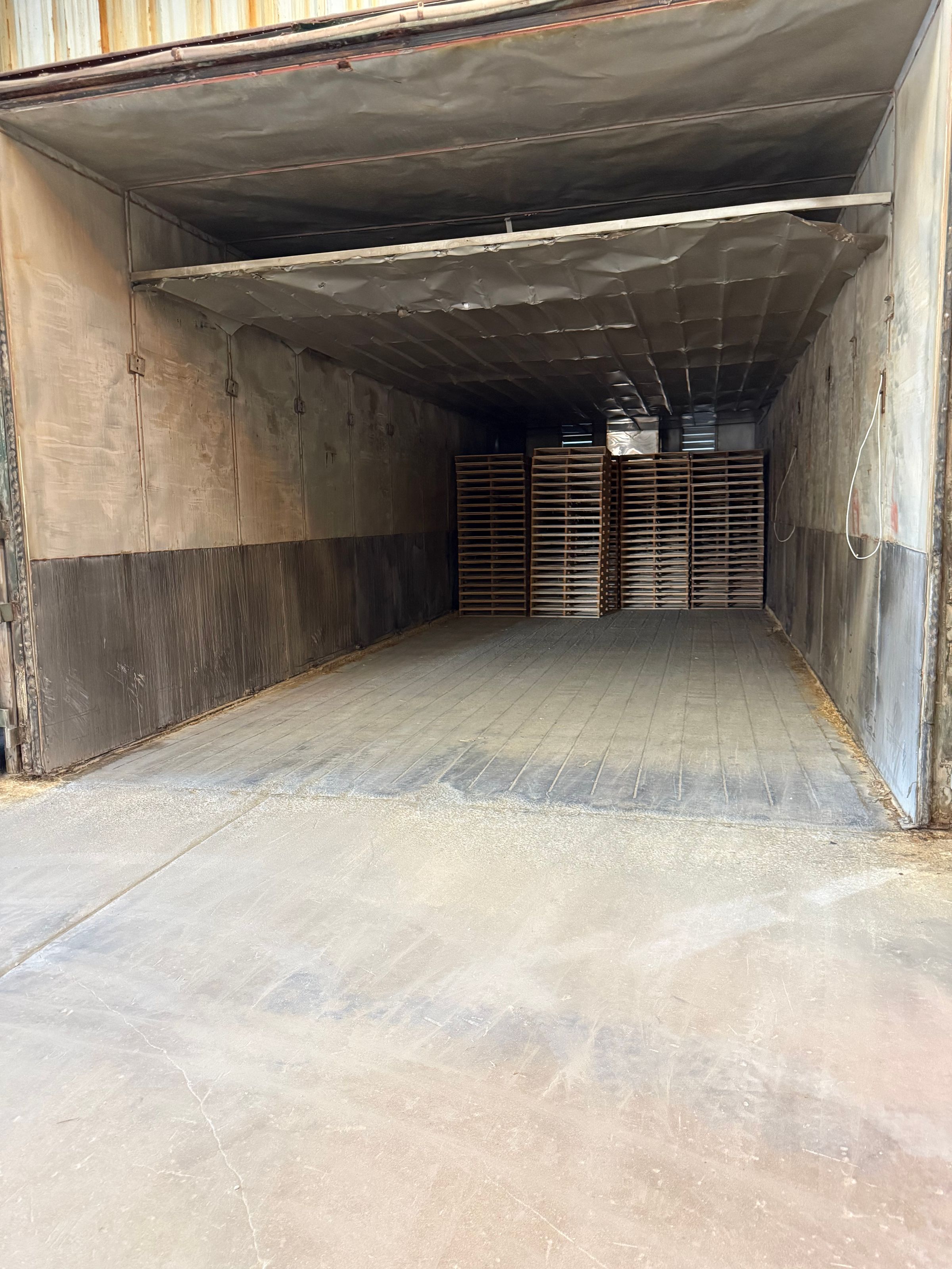 Interior of big kiln