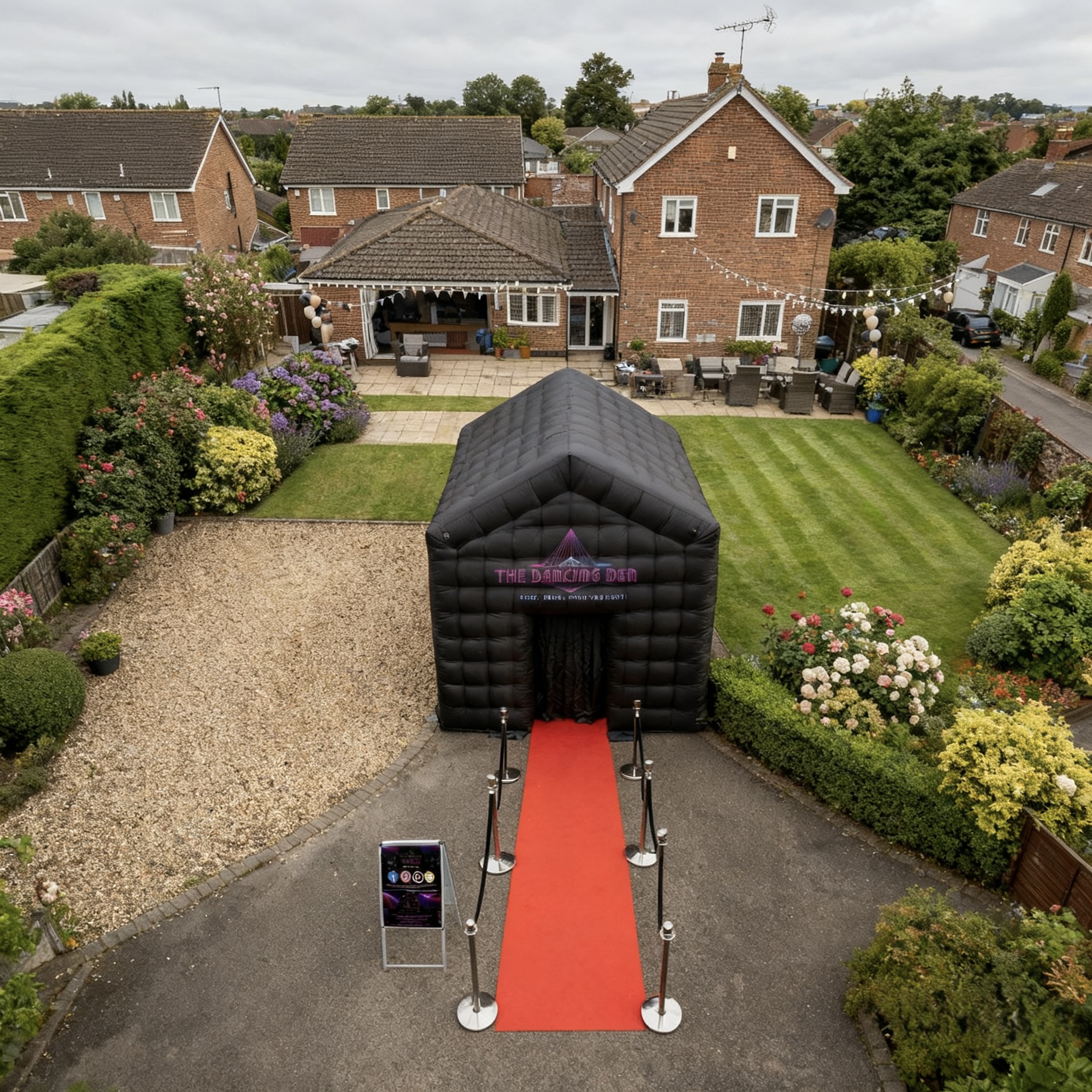 The Dancing Den - Inflatable party tent hire 's image