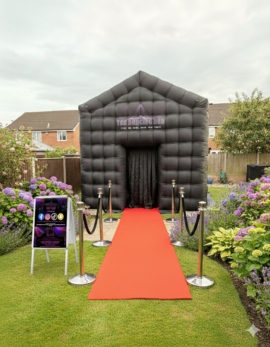 The Dancing Den - Inflatable party tent hire 's image