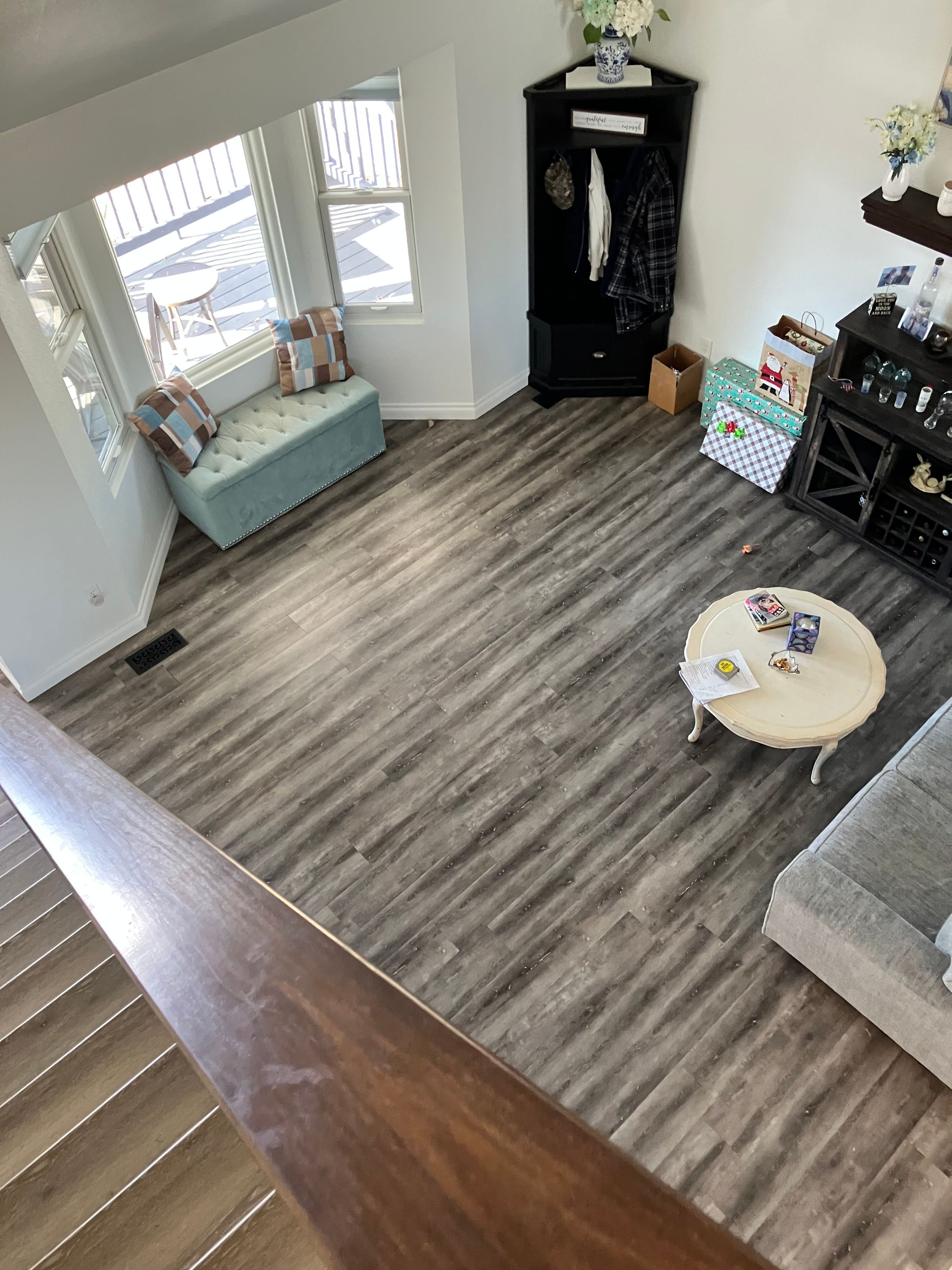 Upstairs Looking Down Before Demo