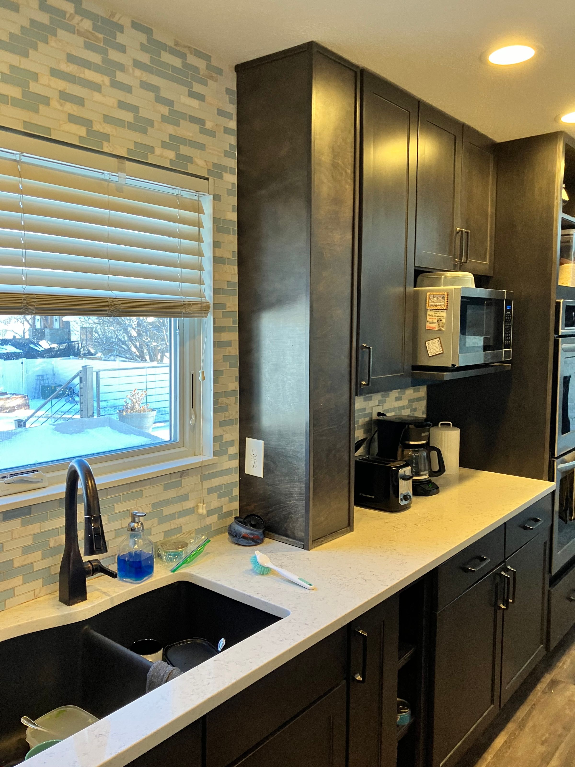 Kitchen Backsplash Before Demo