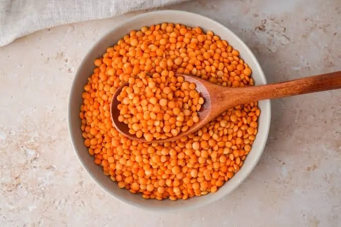 Red lentils 