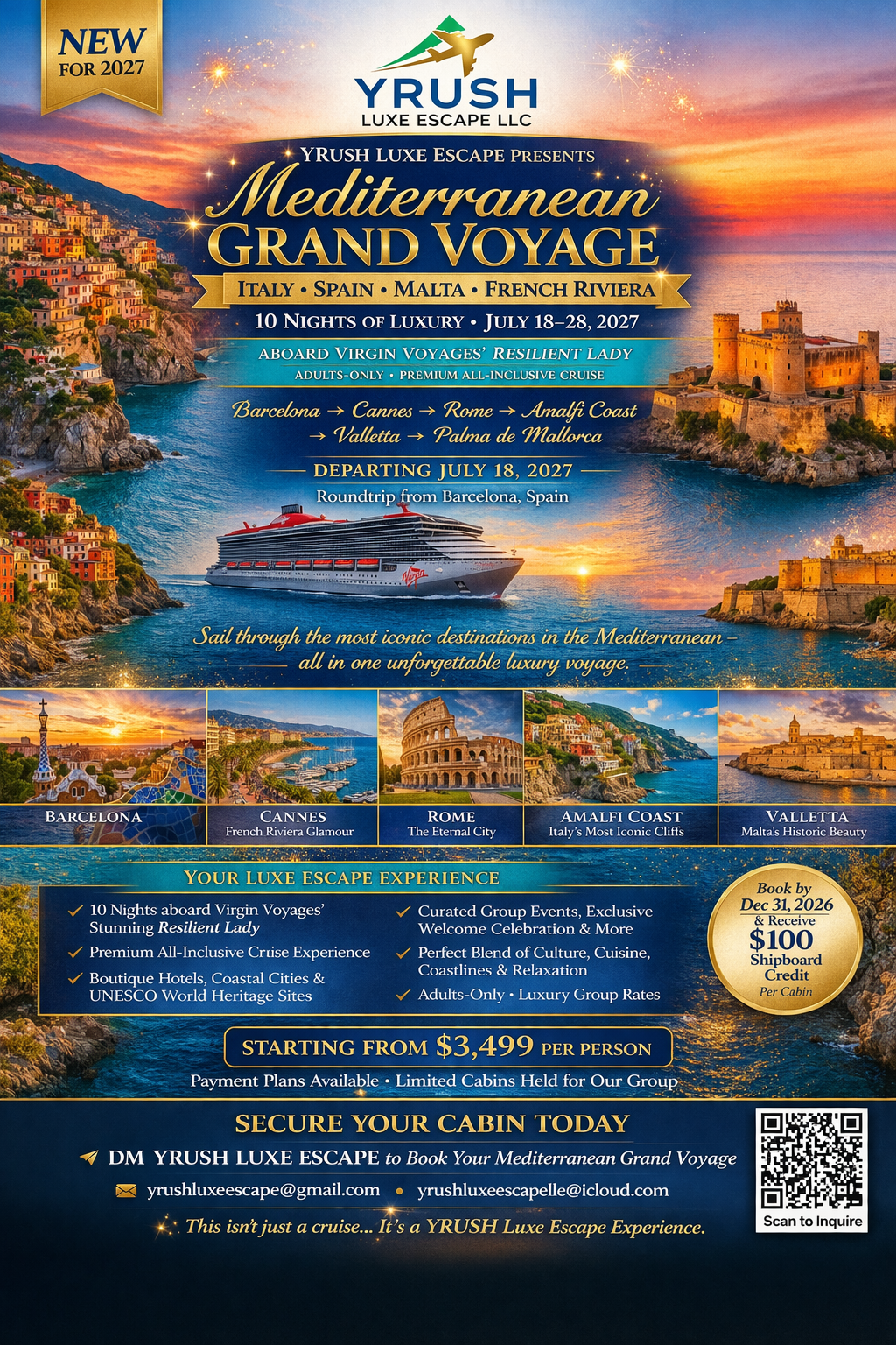 YRUSH LUXE ESCAPE LLC's image