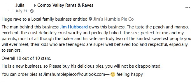 Jim's Humble Pie Co.'s image