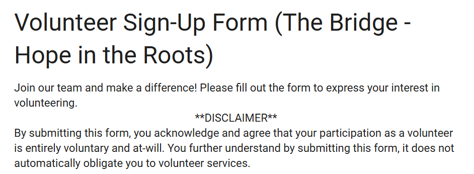 The Bridge - Hope in the Roots's image