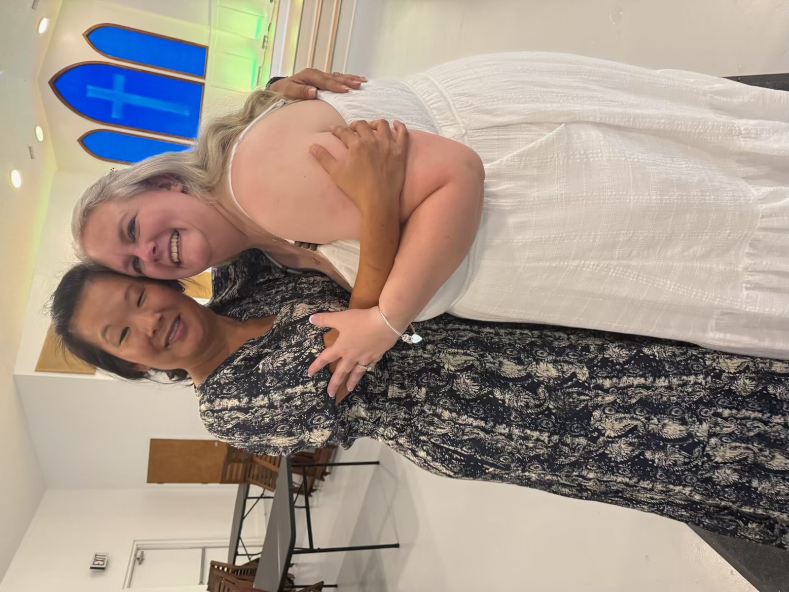 Very Happy Client on her BIG DAY with close friends and family@