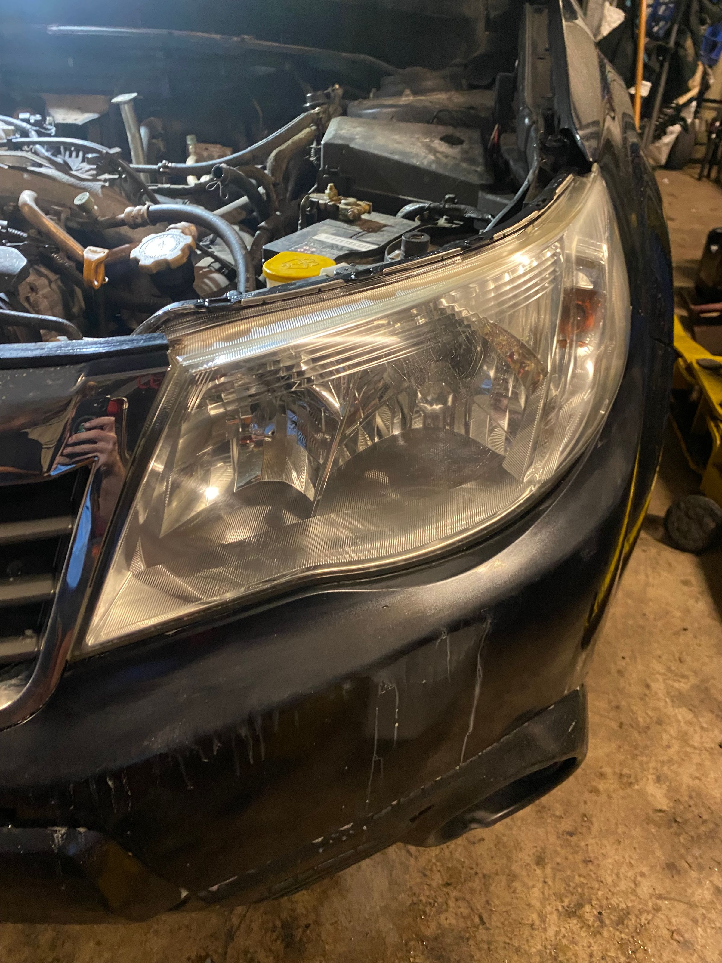 Headlight restoration after 