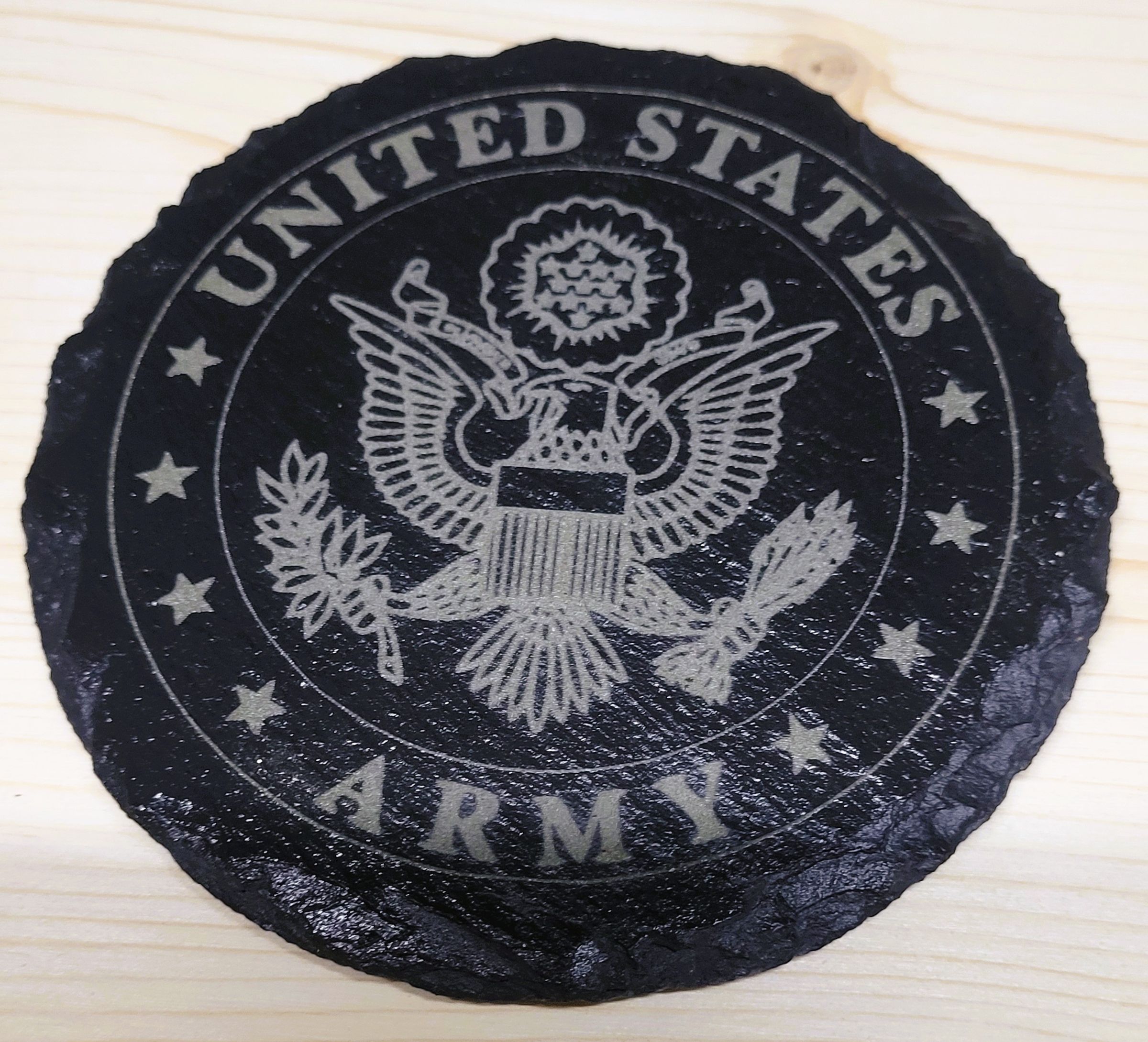 4" Slate Coaster $6 EA + Shipping