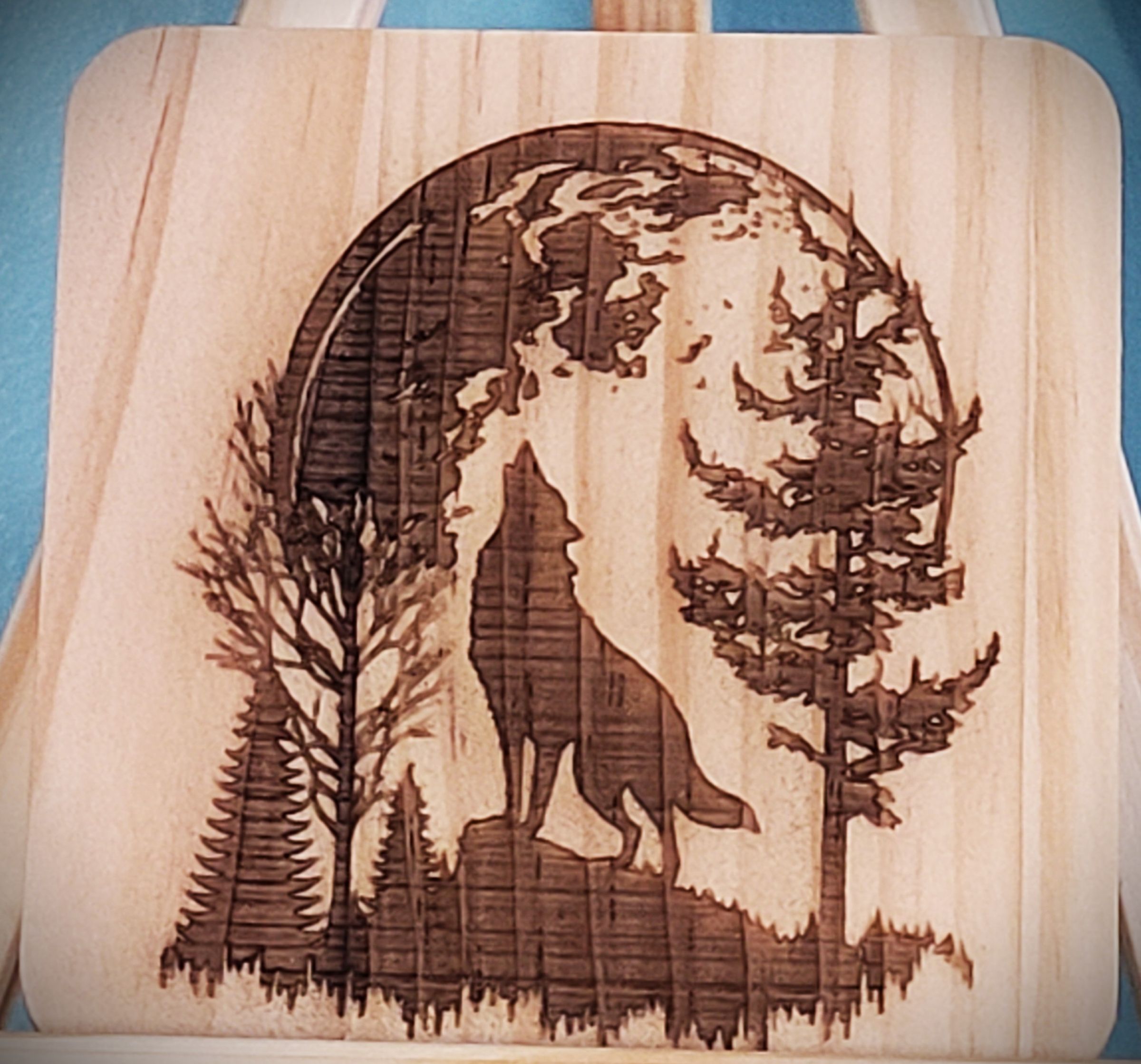 4" SQ Wood Coasters 6 pk $36 + Shipping