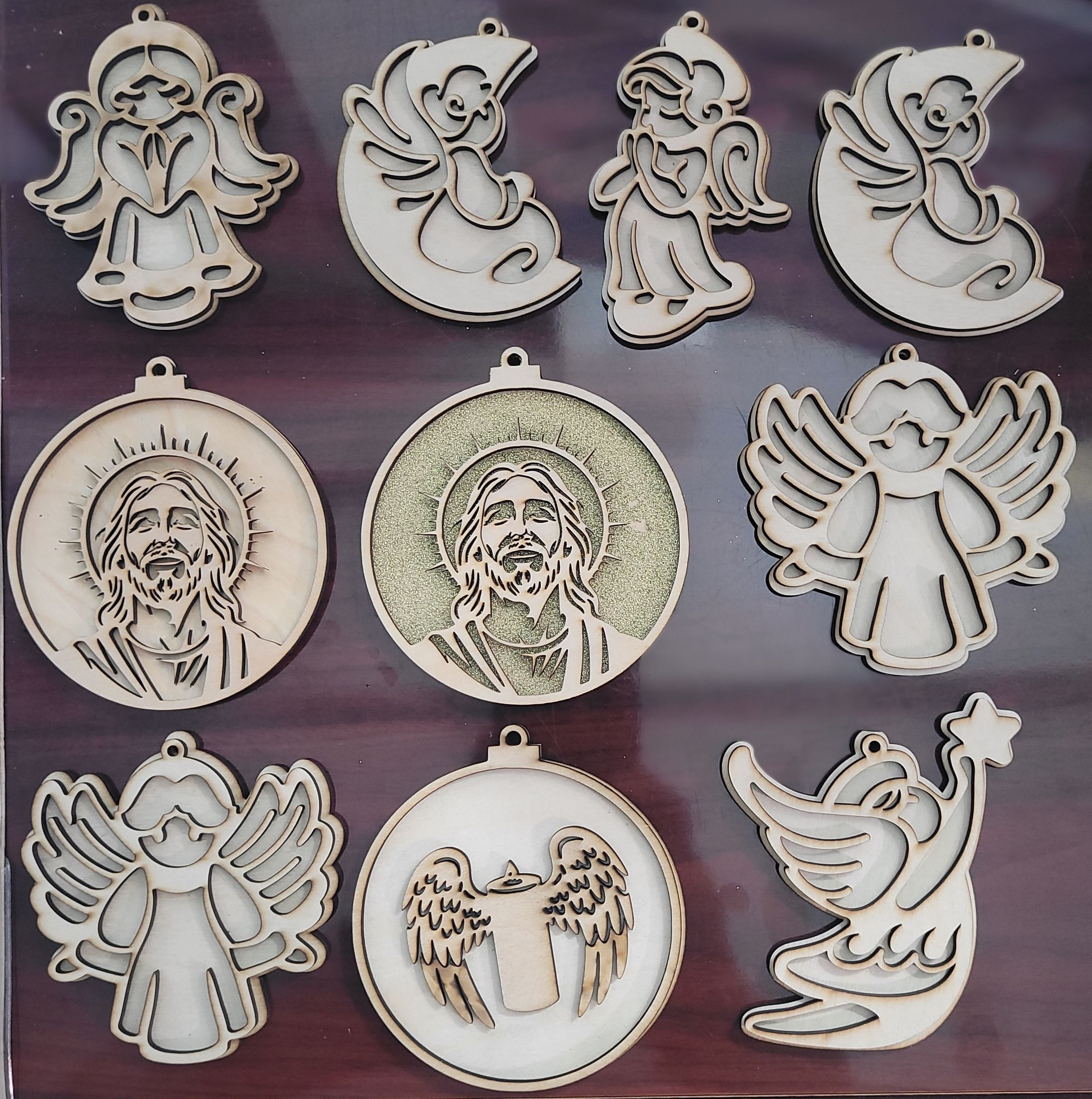 4" Christmas Ornaments $6 + Shipping