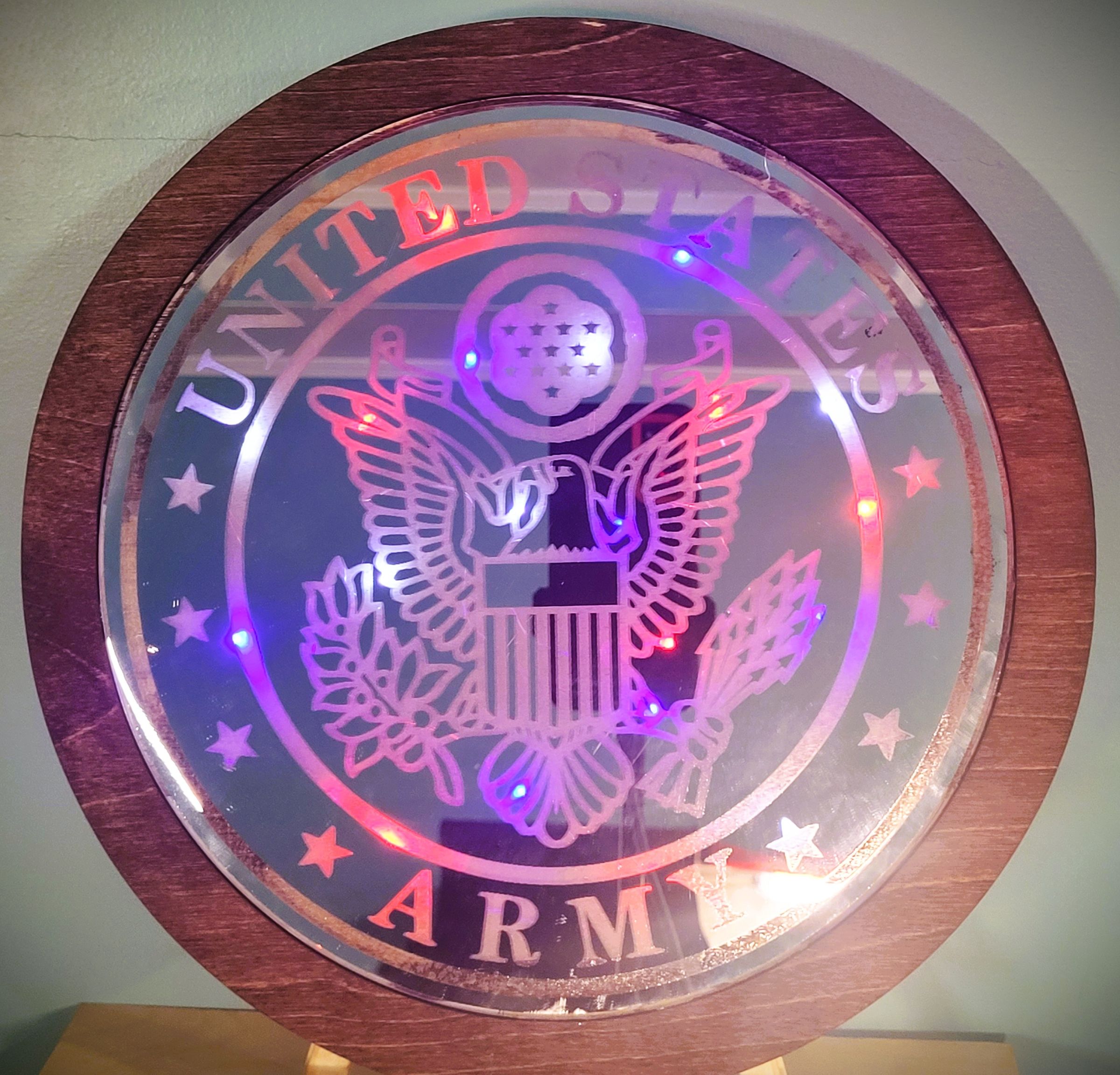 10" Mirror w/ Lights $85