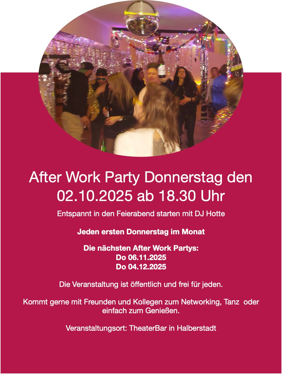 After Work Party Plan 2025