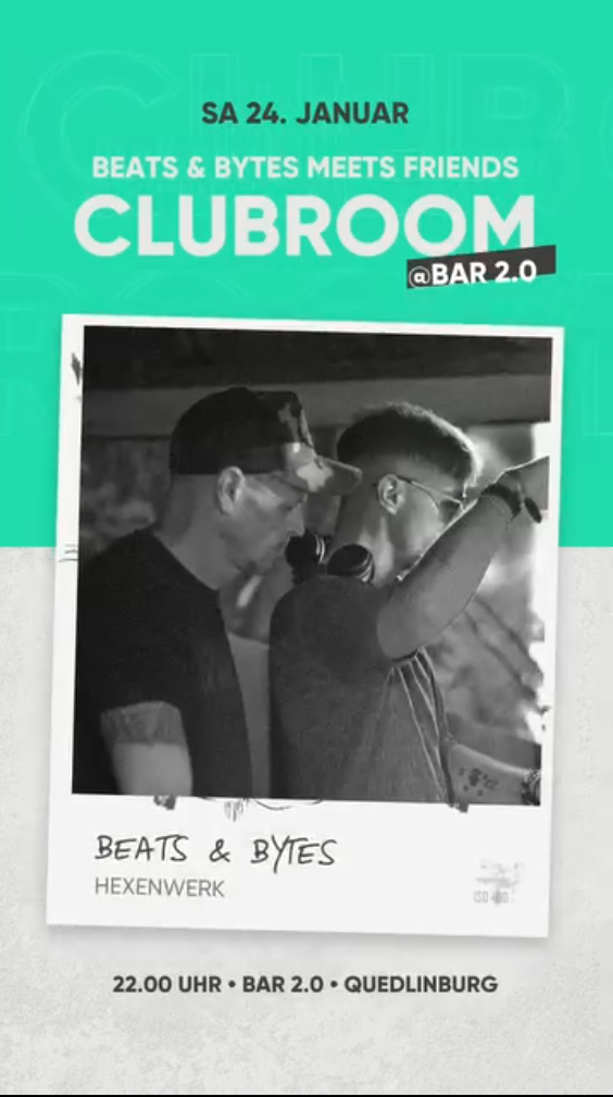 Bar 2.0 am 24.1.2016 mit Beats & Bytes