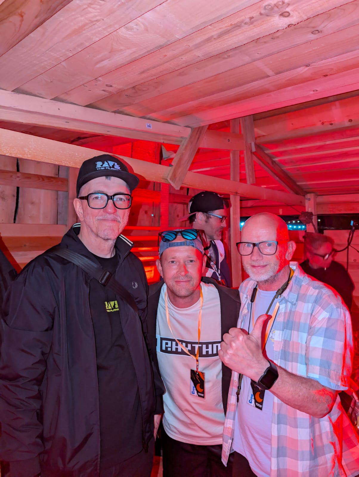 Dr. Motte, Jason la Pierre und ich 