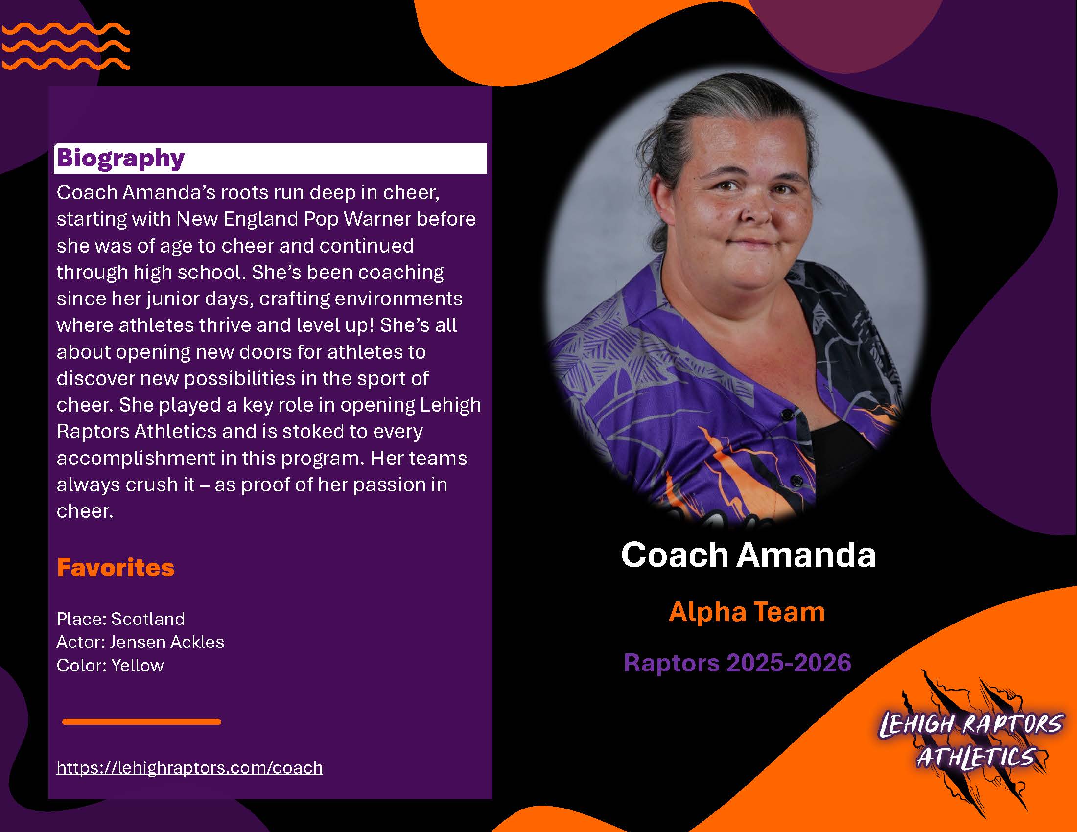 Lehigh Raptors 
Athletics's image