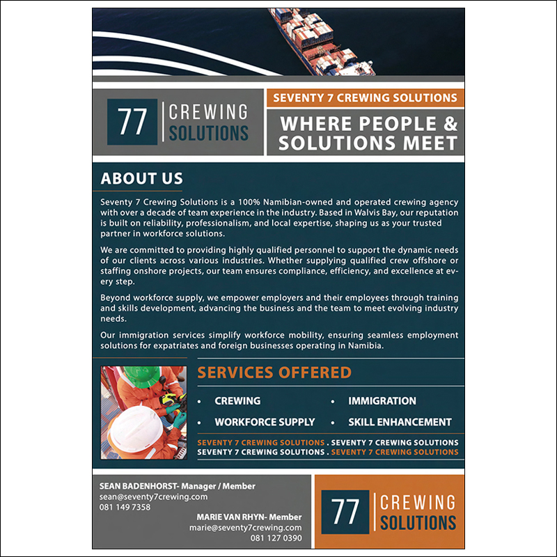 77 CREWING SOLUTIONS PRINT ADVERTORIAL