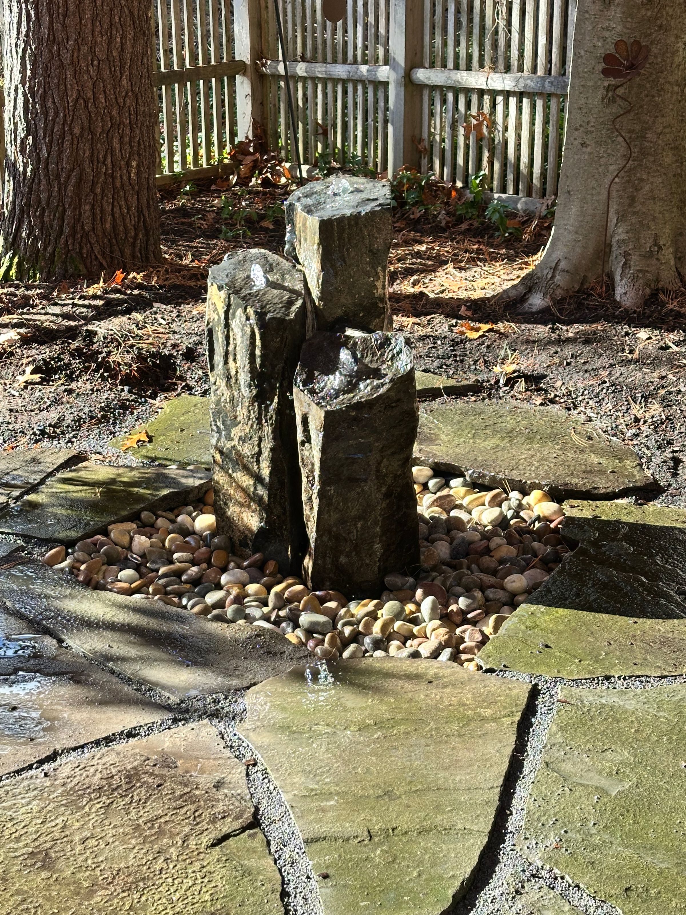 mongolian Basalt Column fountain