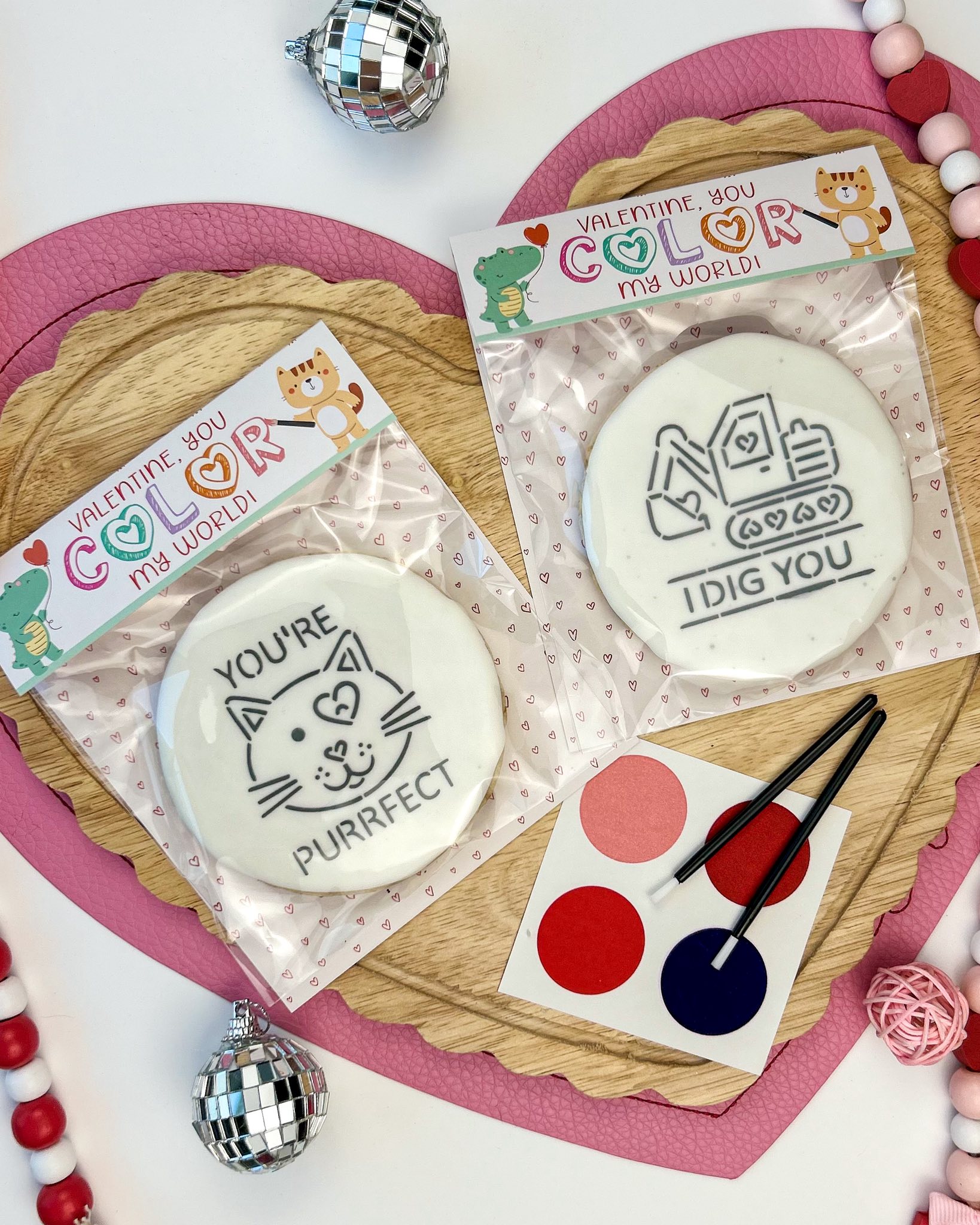 paint your own valentine