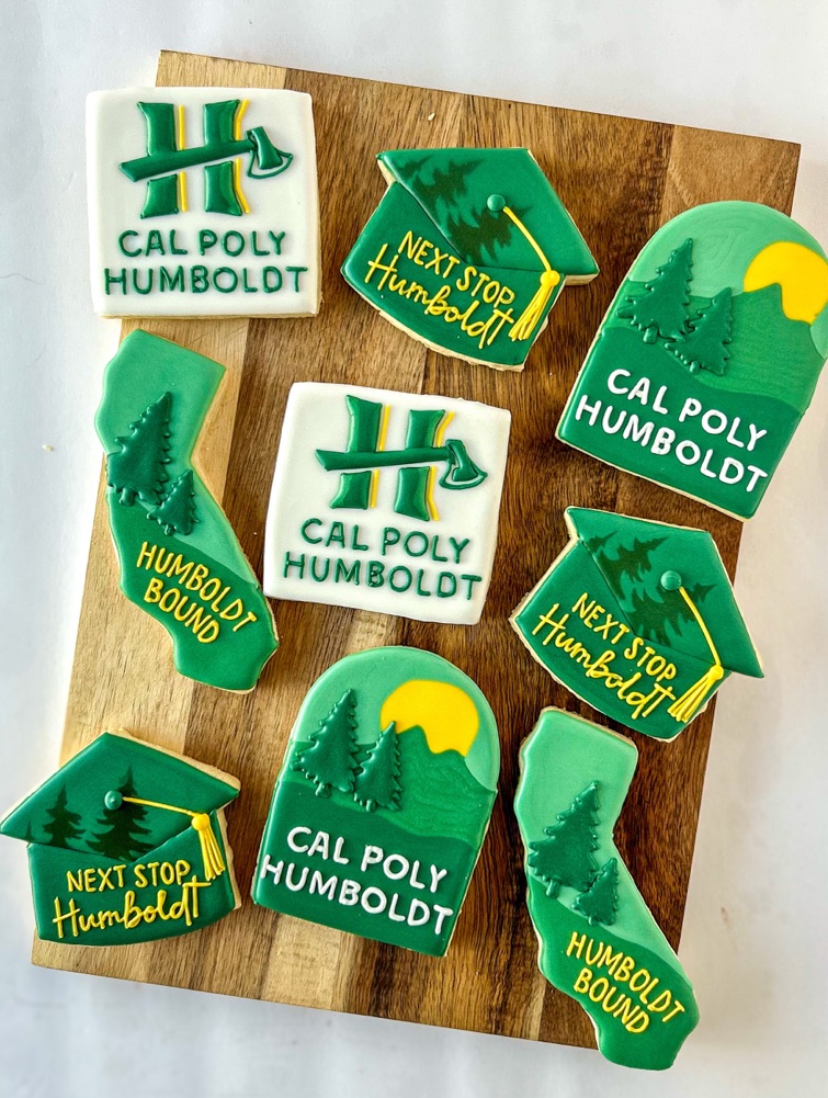 Cal Poly Humbolt Custom Sugar Cookies