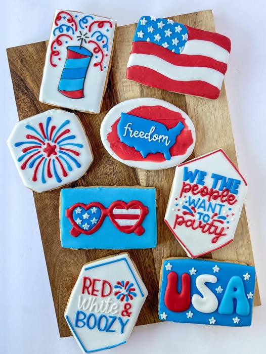 4th of july cookies