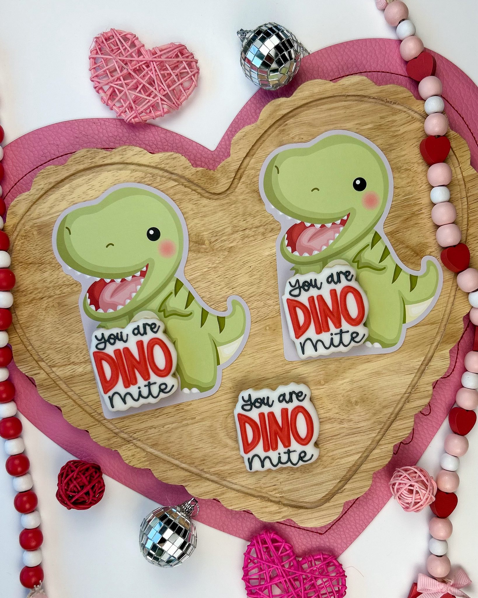 You are dino mite valentine card