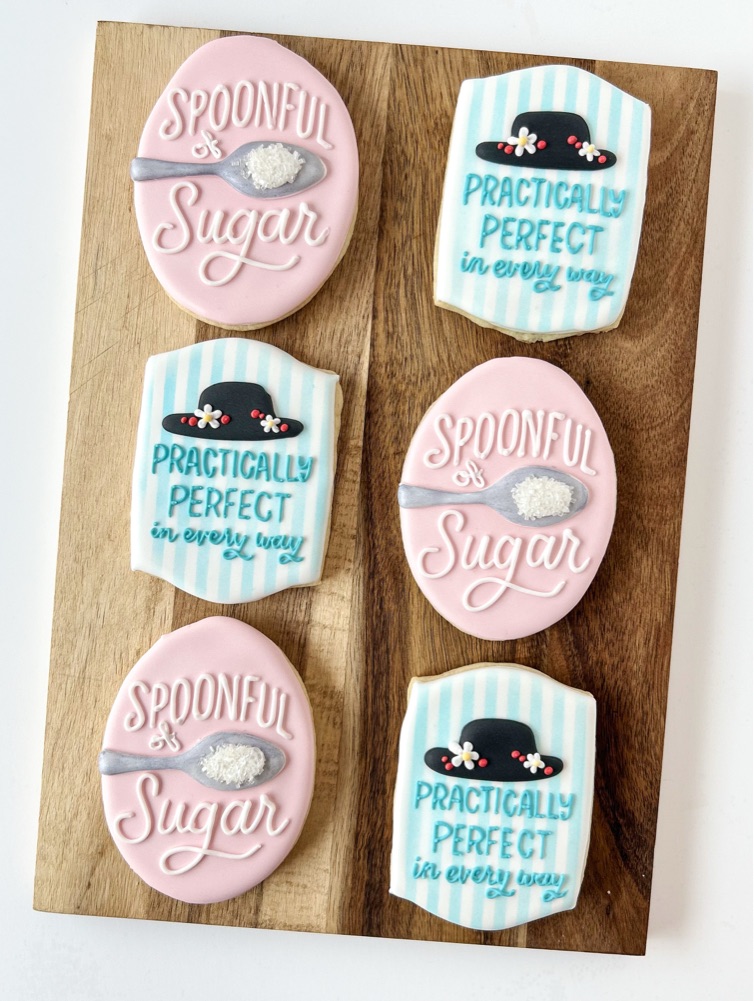 Mary Poppin Custom Sugar Cookies
