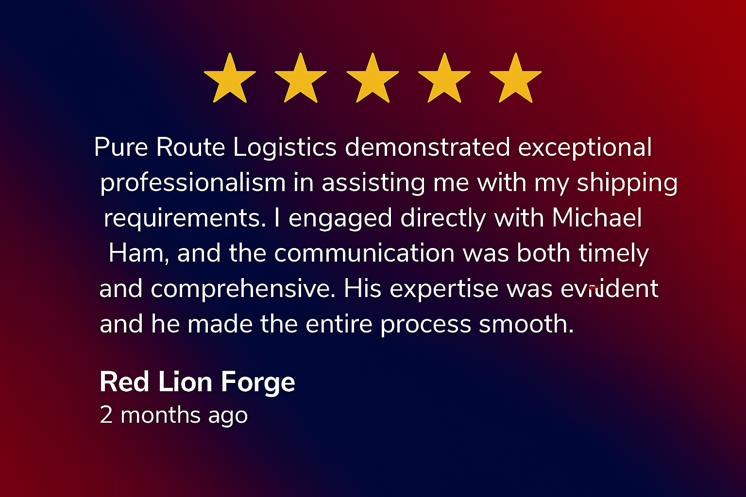 Contact Pure Route Logistics | Freight Quotes & Support's image