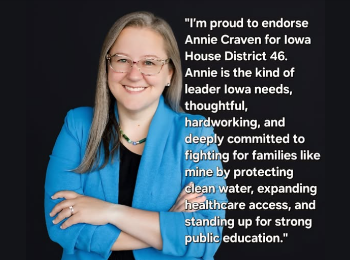 Annie Craven for Iowa's image