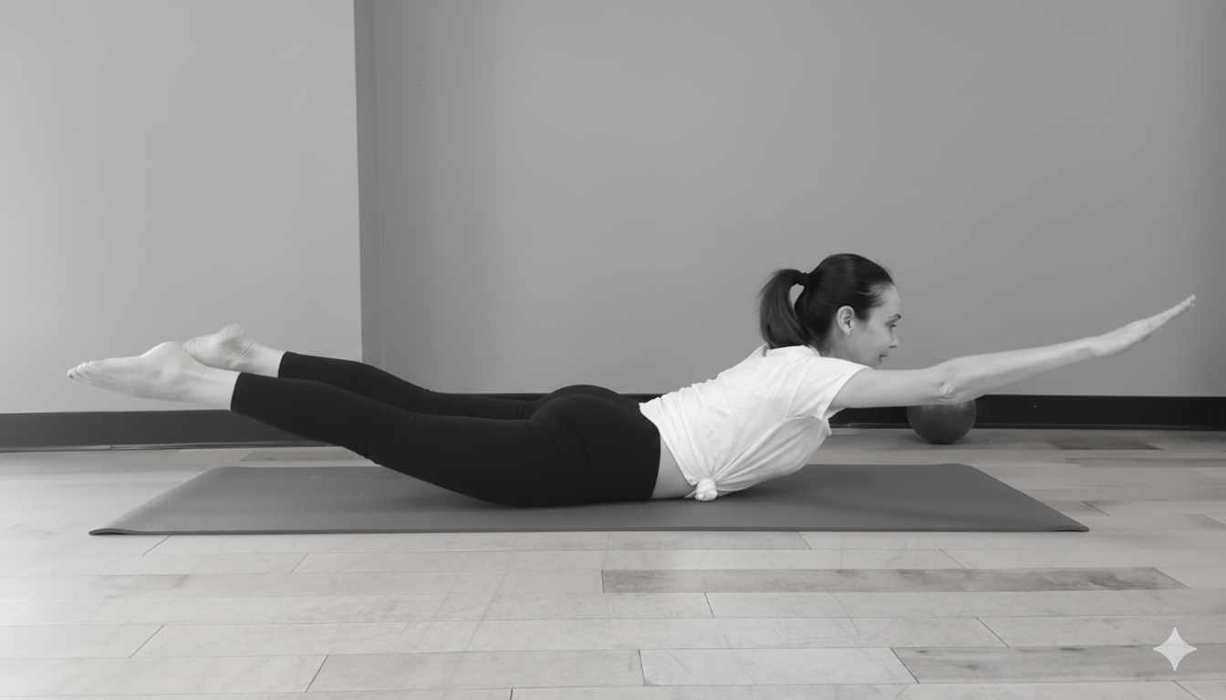 Pilates pose three