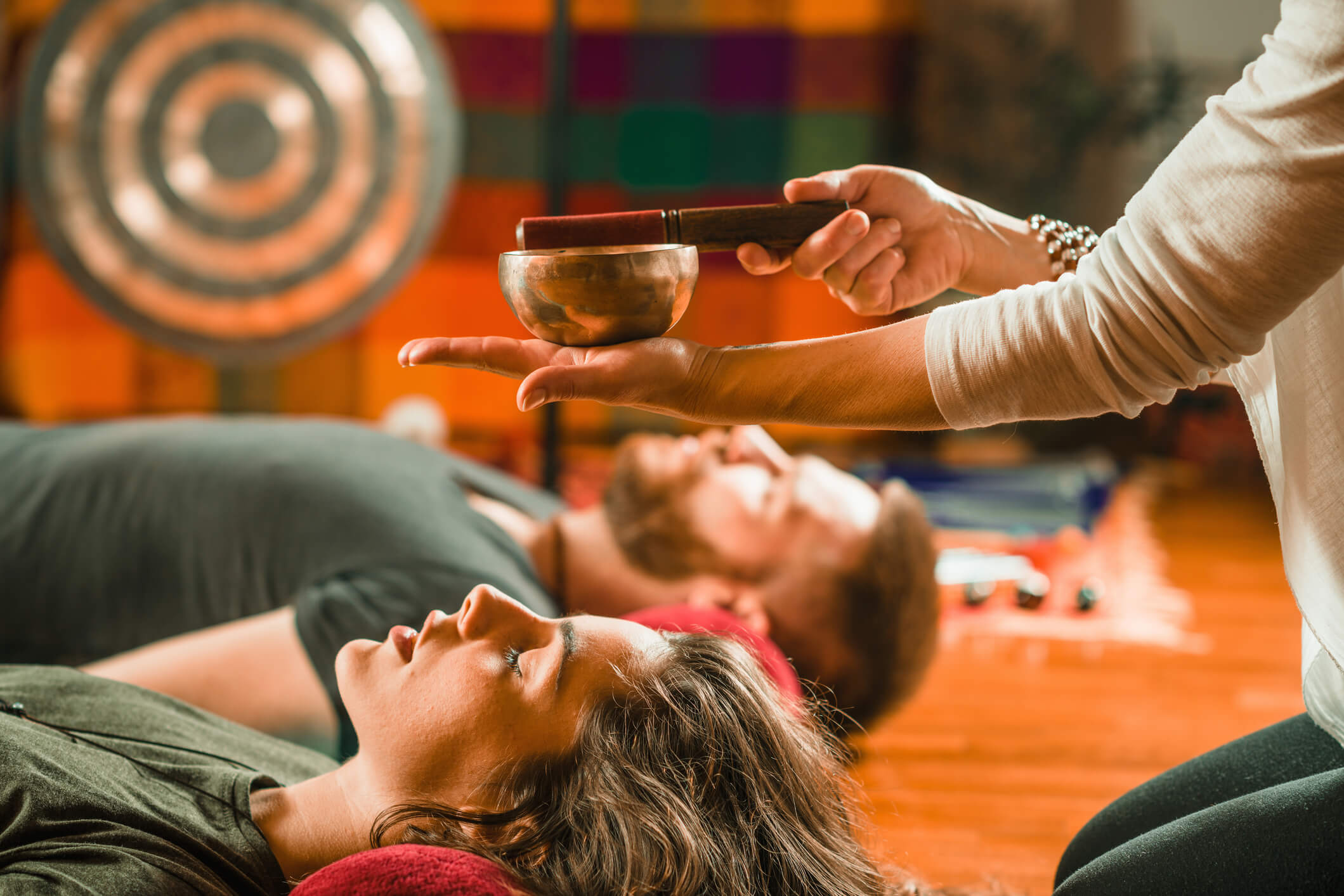 Breathwork and sound healing for clarity 