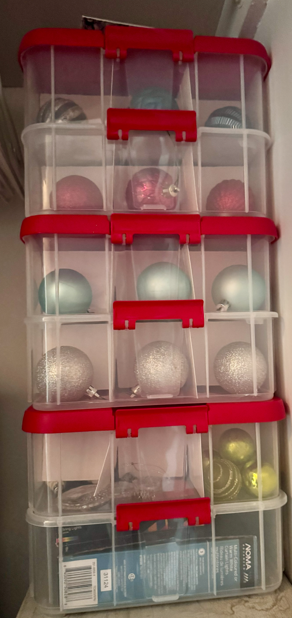 X-mas decor organization system