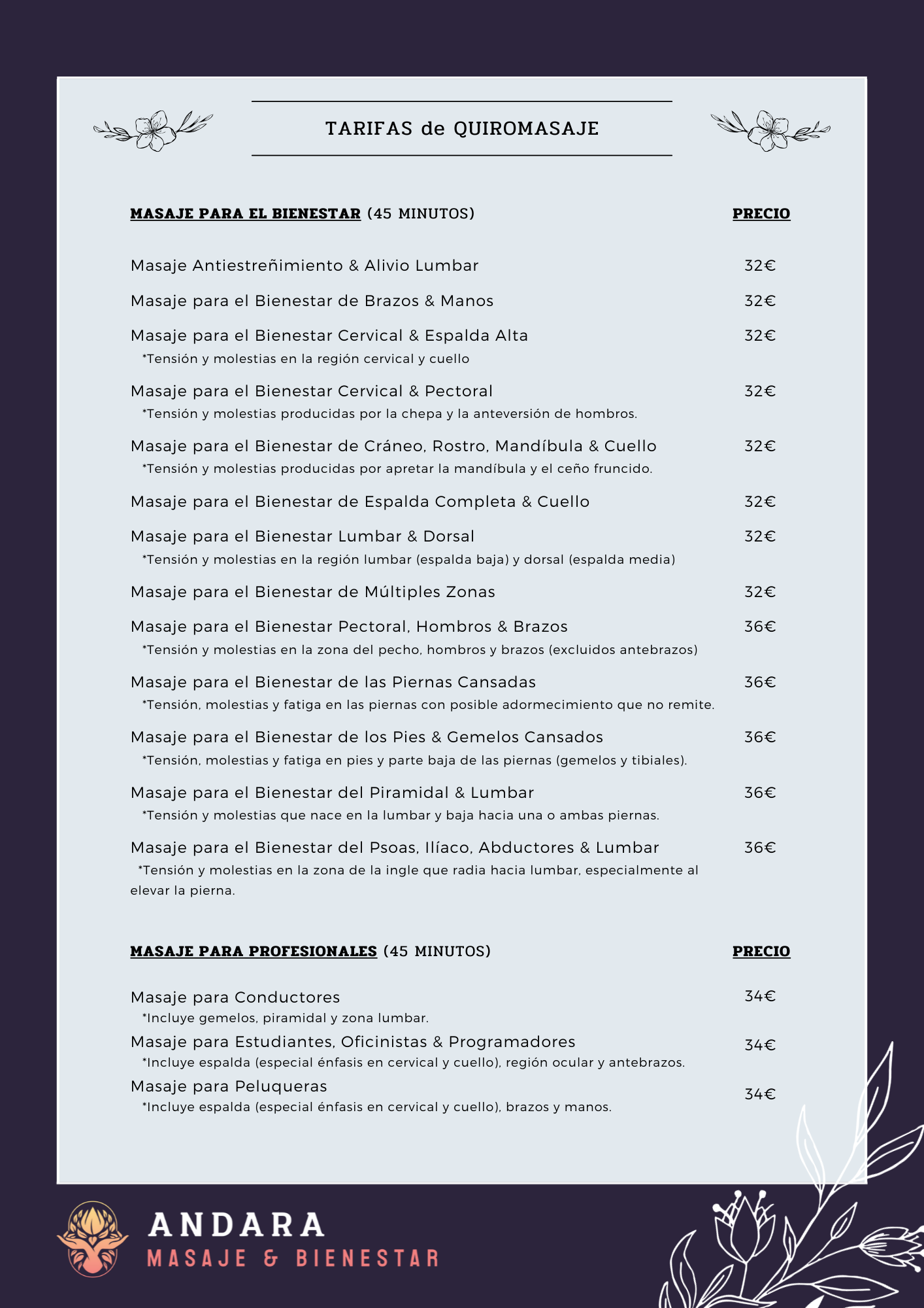 Bienestar & Profesionales