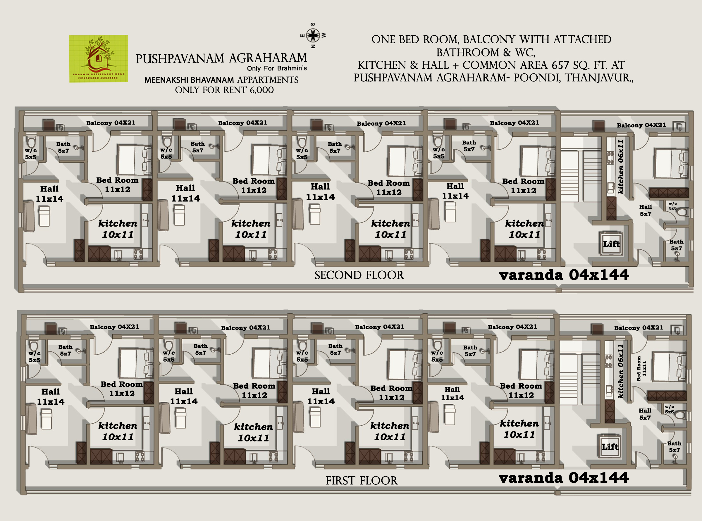 First Floor AND Second Floor Plan
