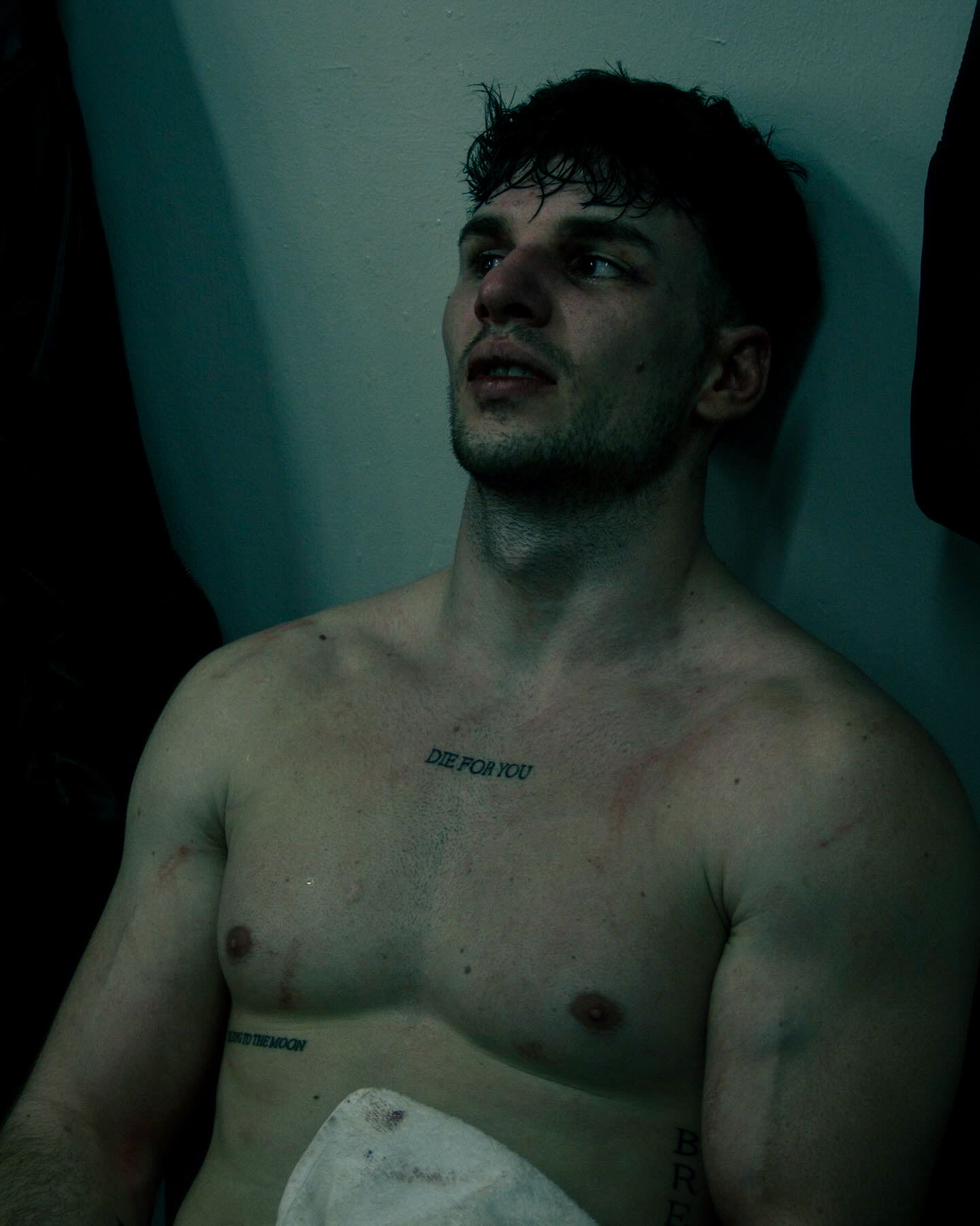 Sebastian Hirtenlehner after his first pro fight at Sparta Royale