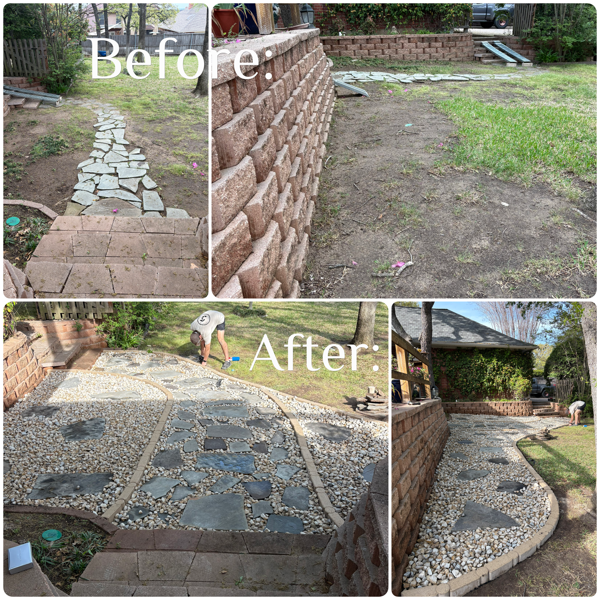 Bagless Leaf Removal Arlington TX | Five Star Landscaping's image