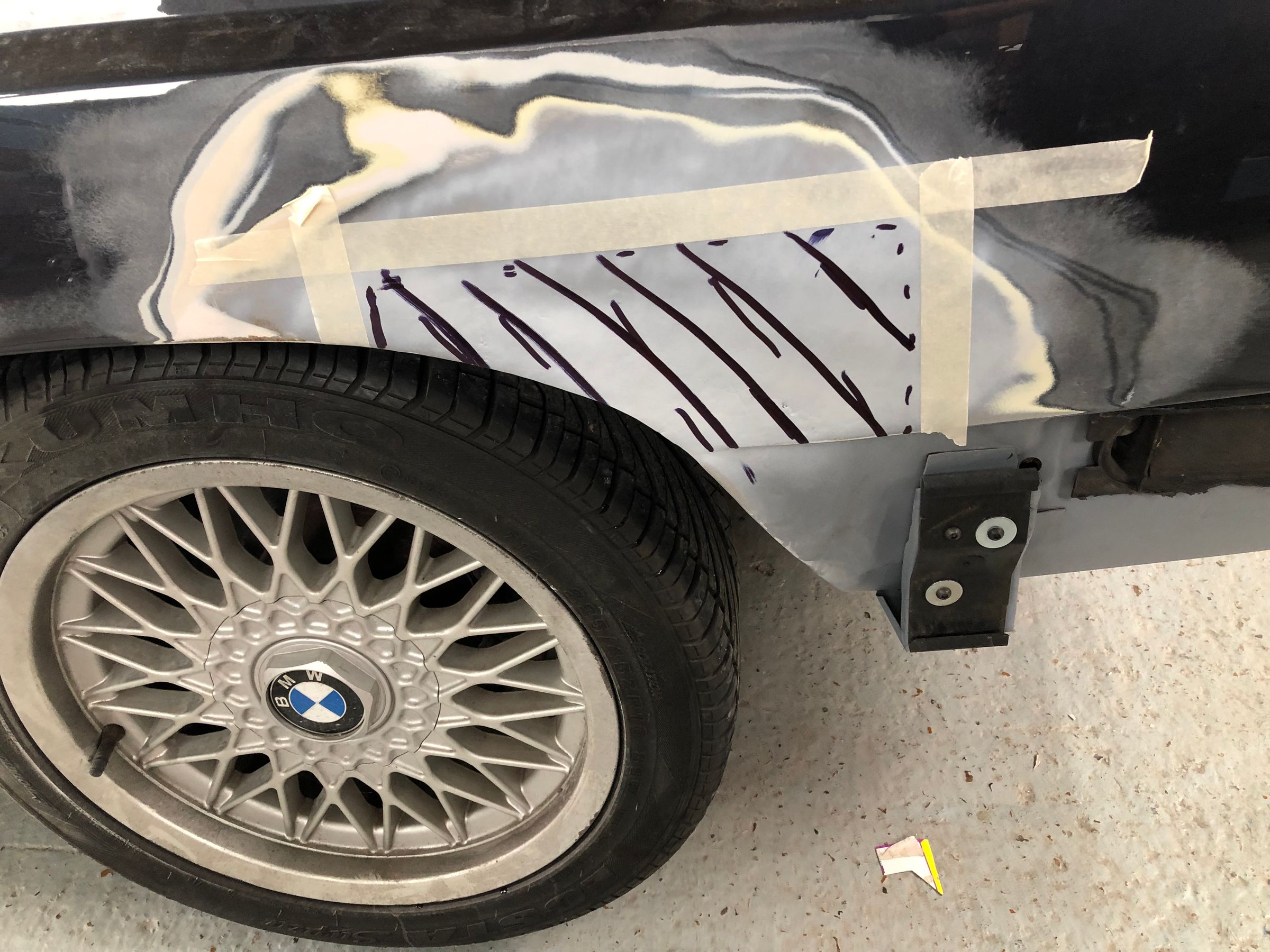BMW E30 M3 Left rear quarter panel