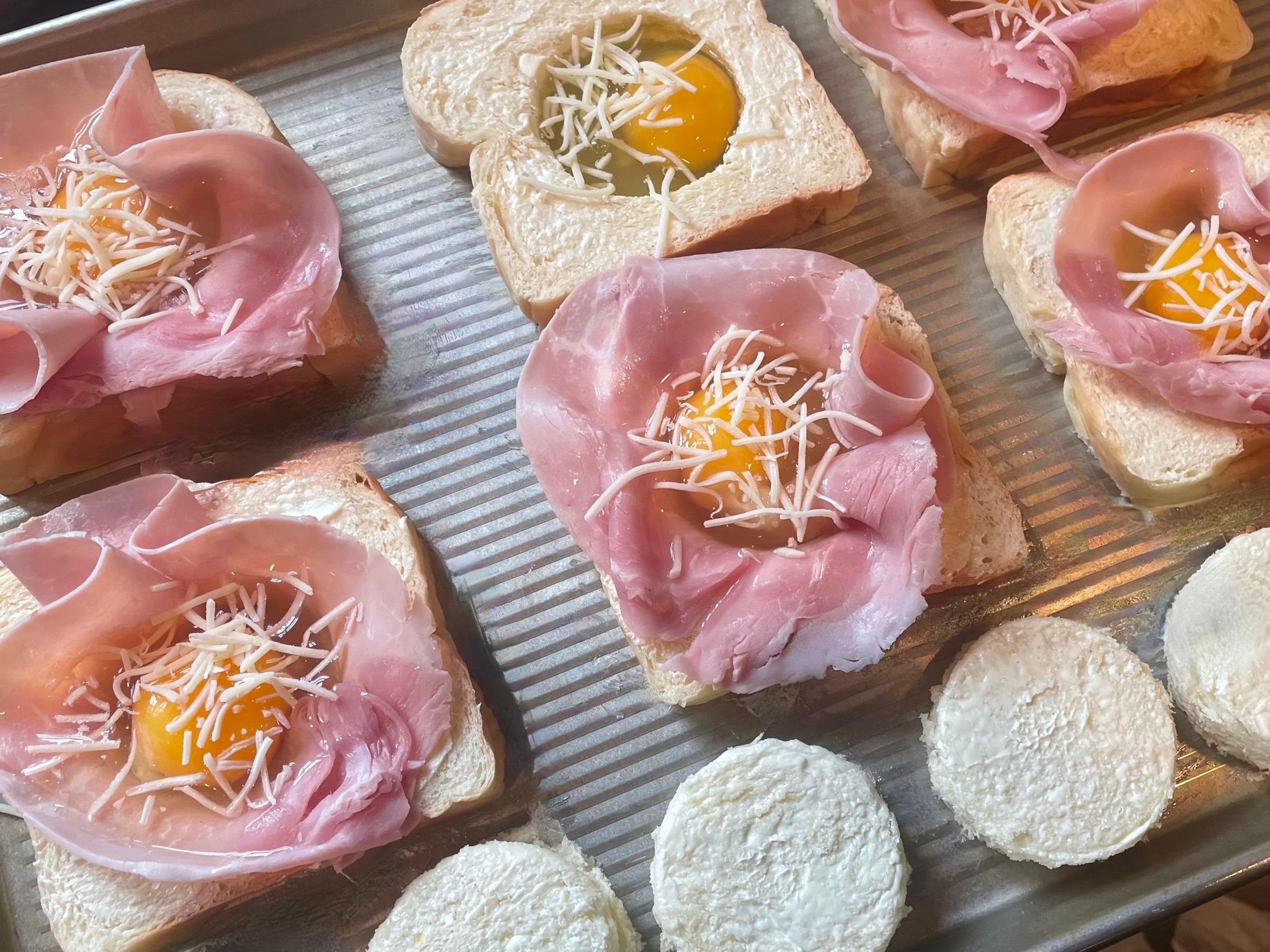 Eggs and Ham in a Hole