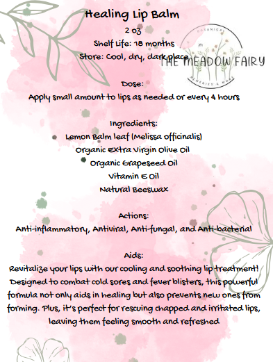 Healing Lip Balm pg1