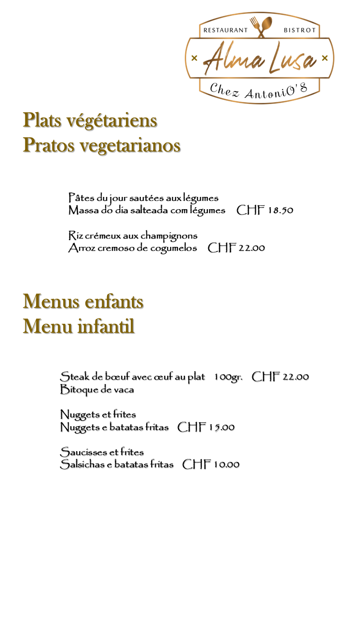 Vegetariano/crianças