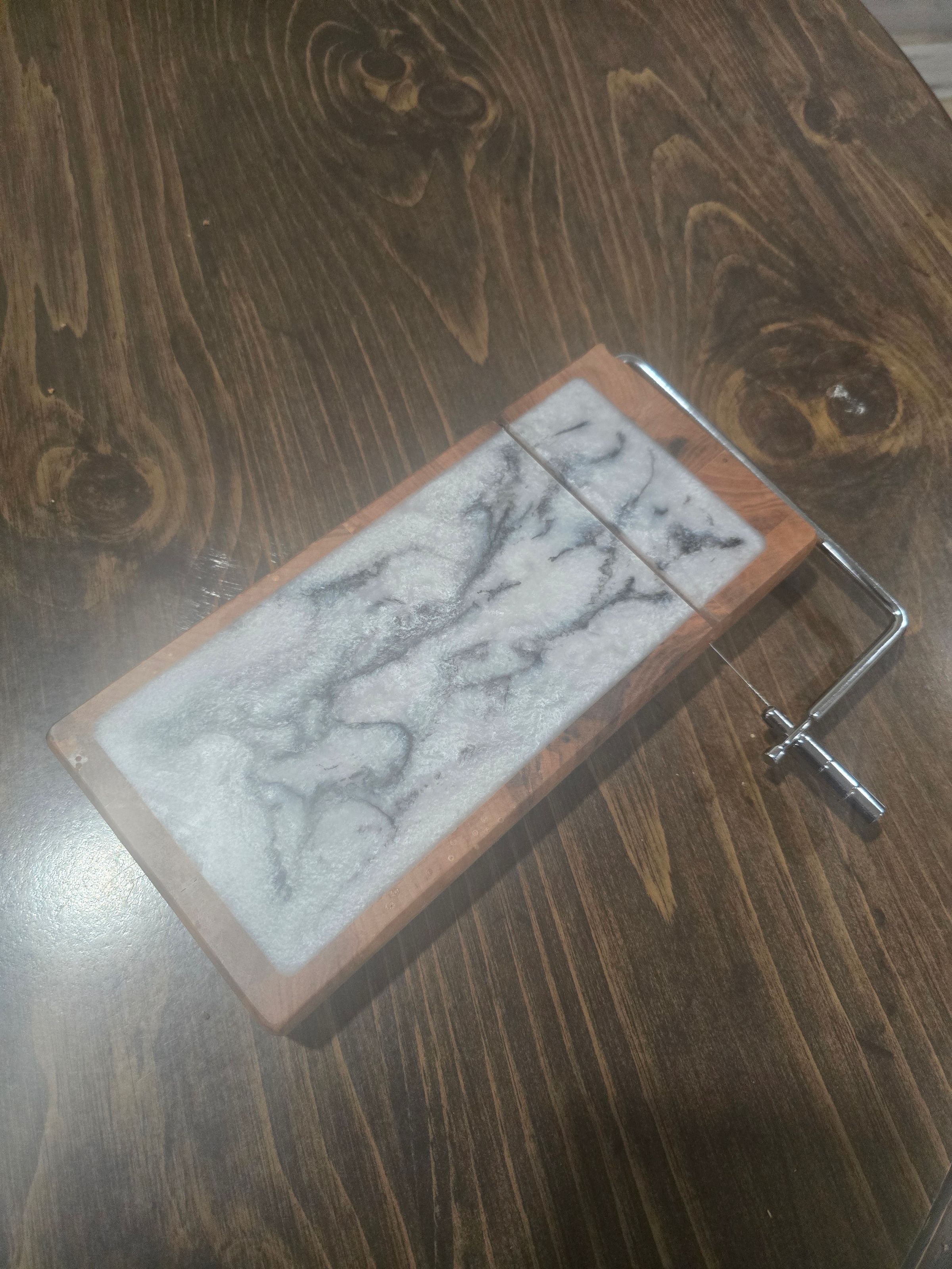  Cheese board with Marble epoxy inly 25.00