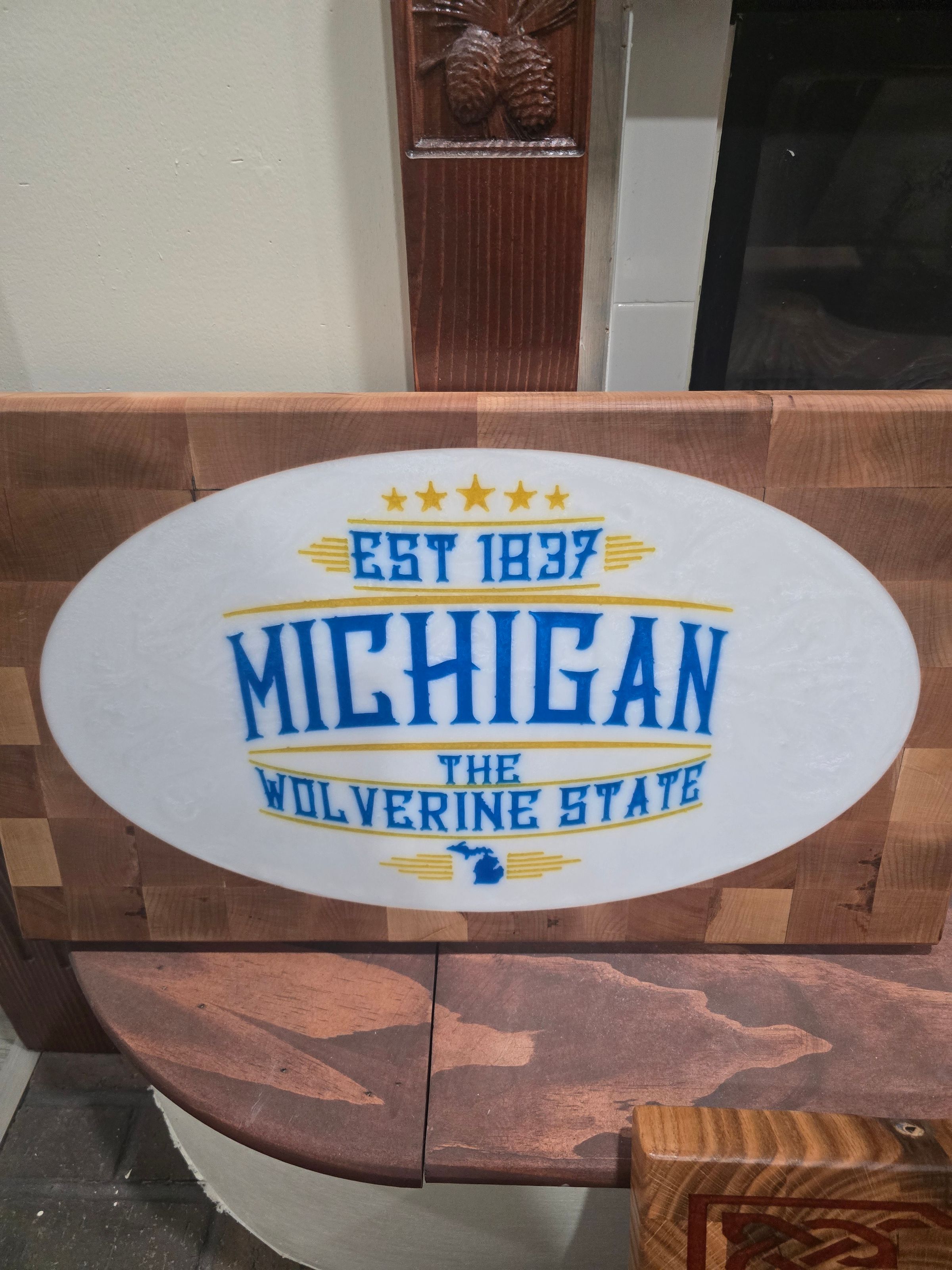 Michigan Maple cutting board 200.00