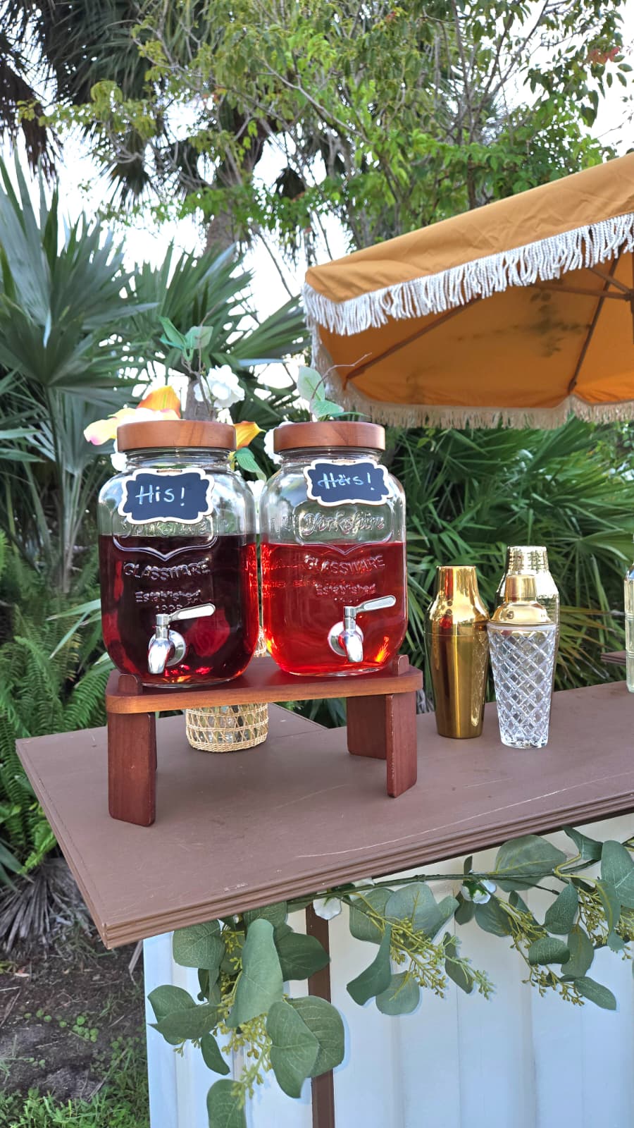 Two drinks , double the style 