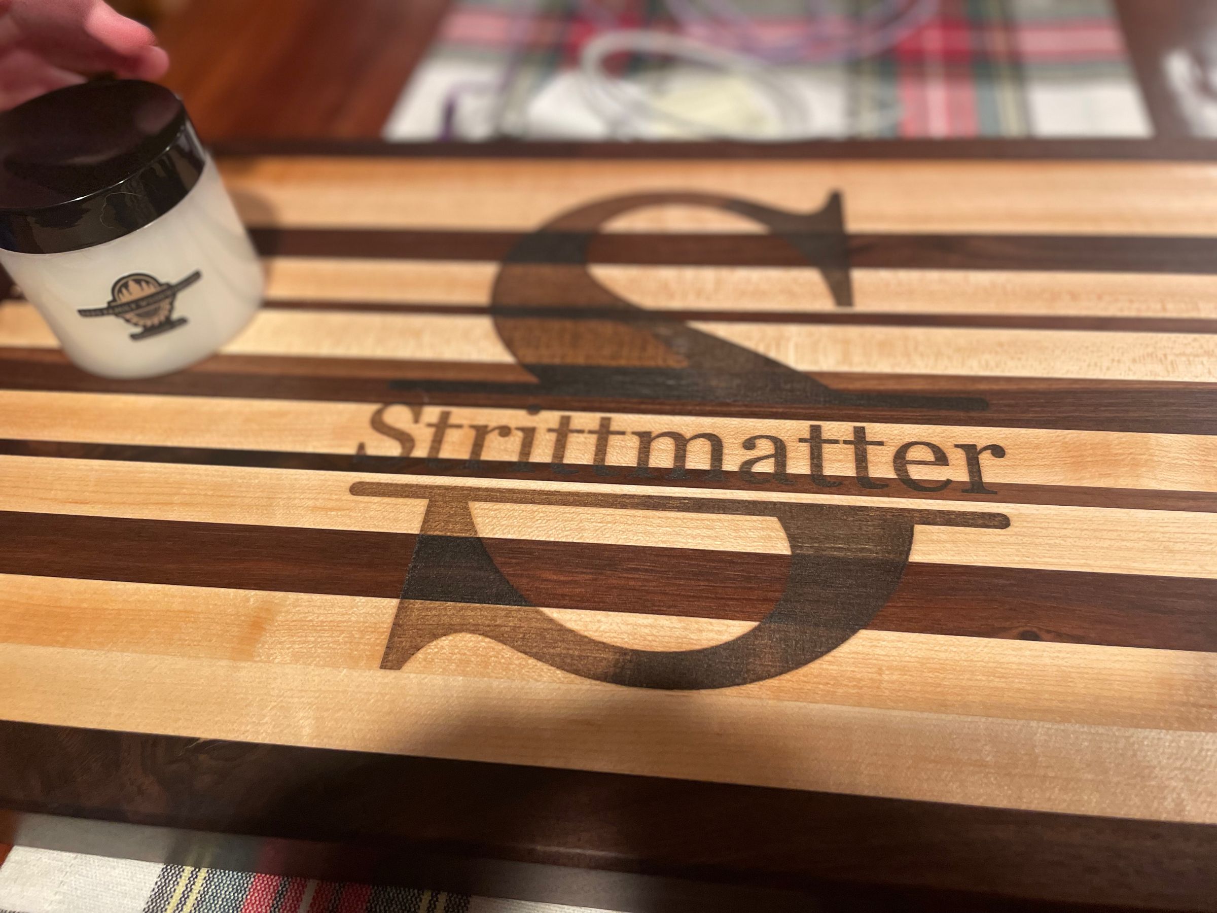 Custom Edge Grain Cutting Board