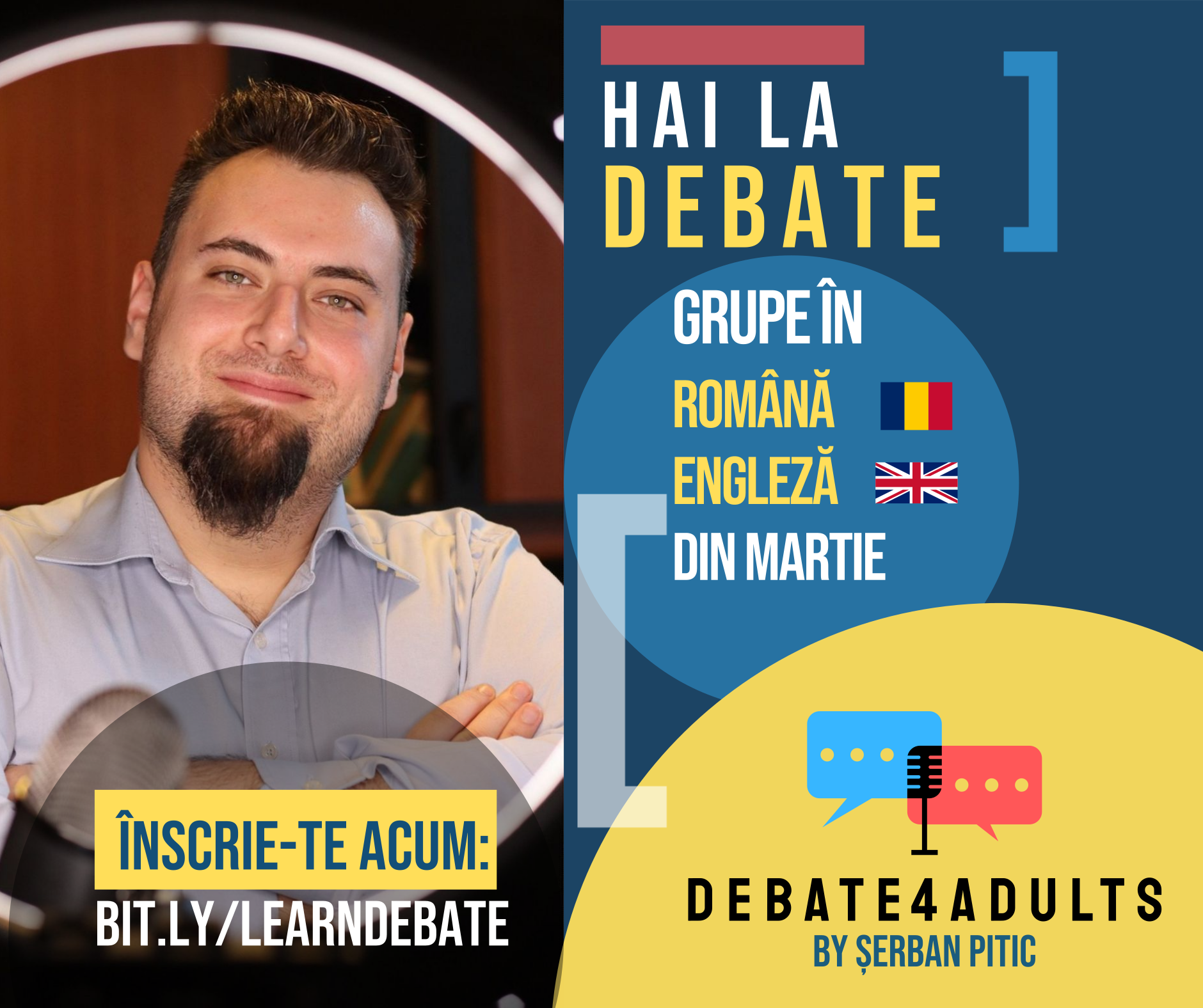 Debate4Adults by Șerban Pitic - Curs de debate pentru adulți's image