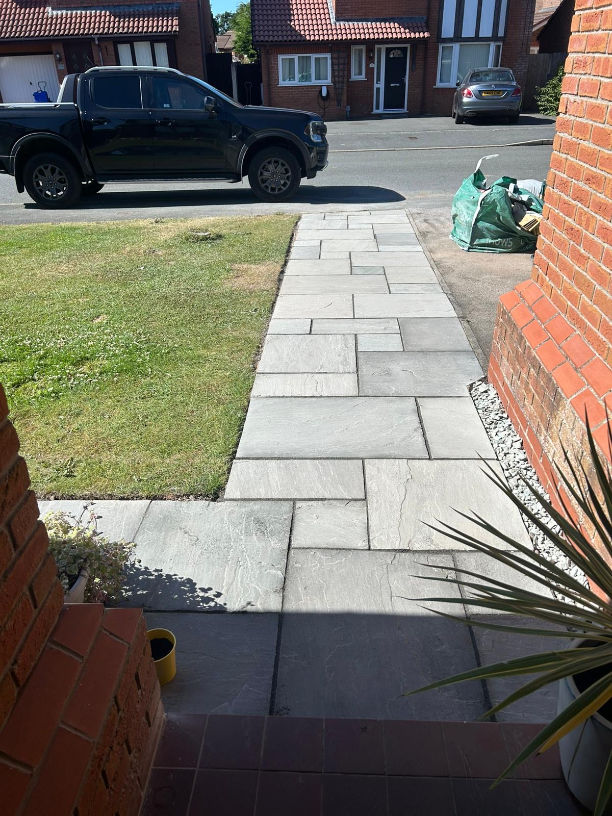 Indian stone pathway